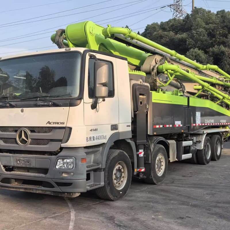 2019 Zoomlion 63m Used Concrete Pump Truck for Sale | Mercedes-Benz Chassis