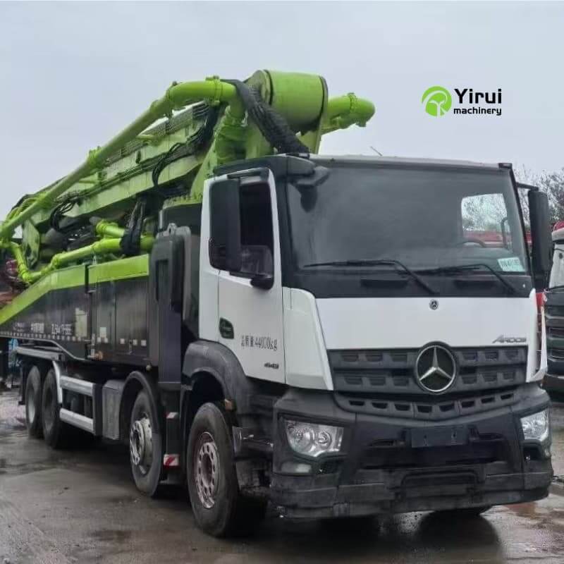 2020 Zoomlion 63m Truck Mounted Concrete Pump for Sale | Mercedes-Benz Chassis