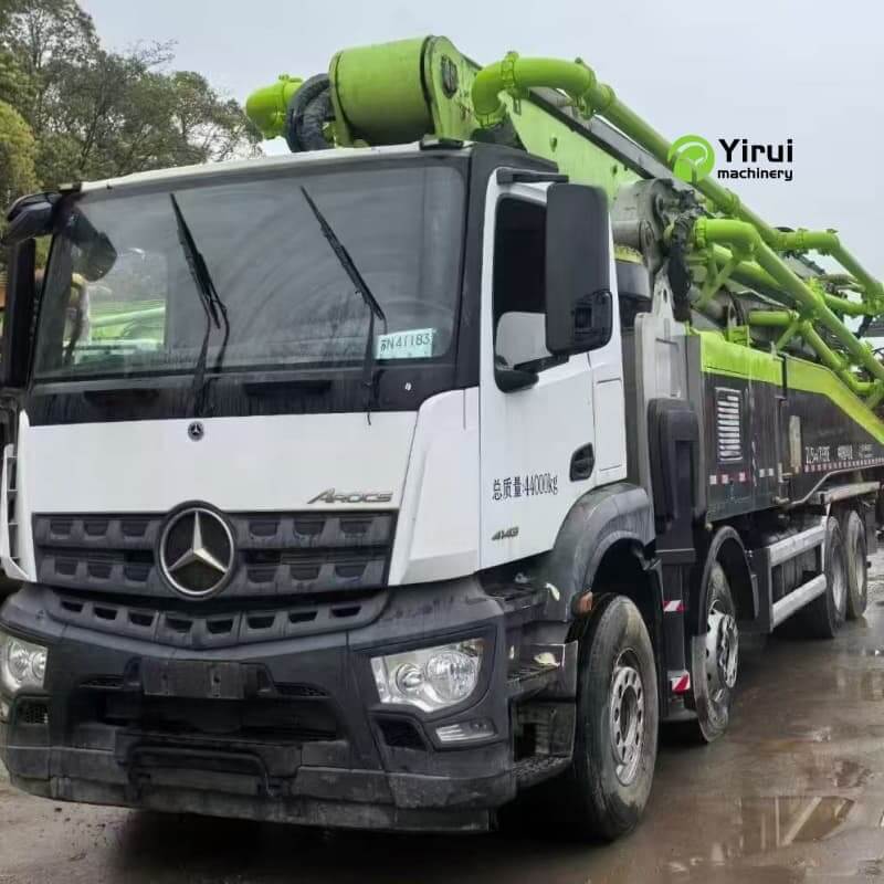 2020 Zoomlion 63m Truck Mounted Concrete Pump for Sale | Mercedes-Benz Chassis