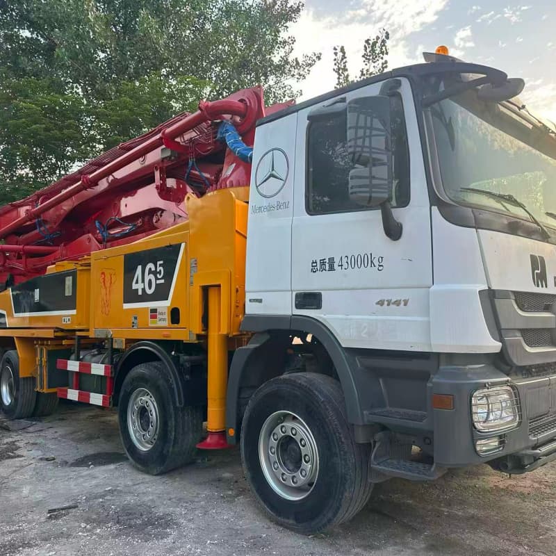 putzmeister 46m concrete pump truck