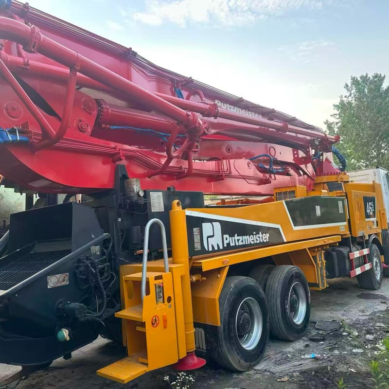 putzmeister 47m concrete pump truck
