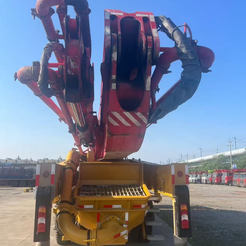 2019 sany 56m used concrete pump truck