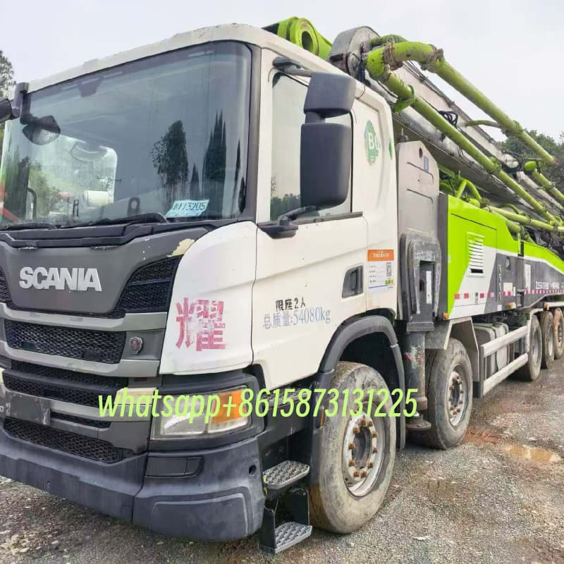 Zoomlion Concrete Pump 63m on scania chassis