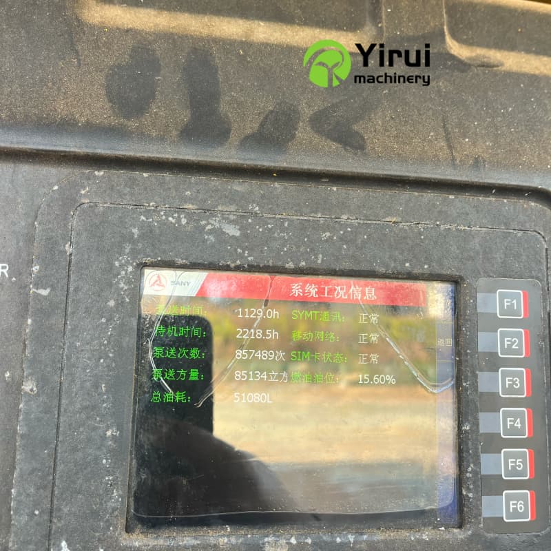 2020 sany 56m used concrete pump for sale