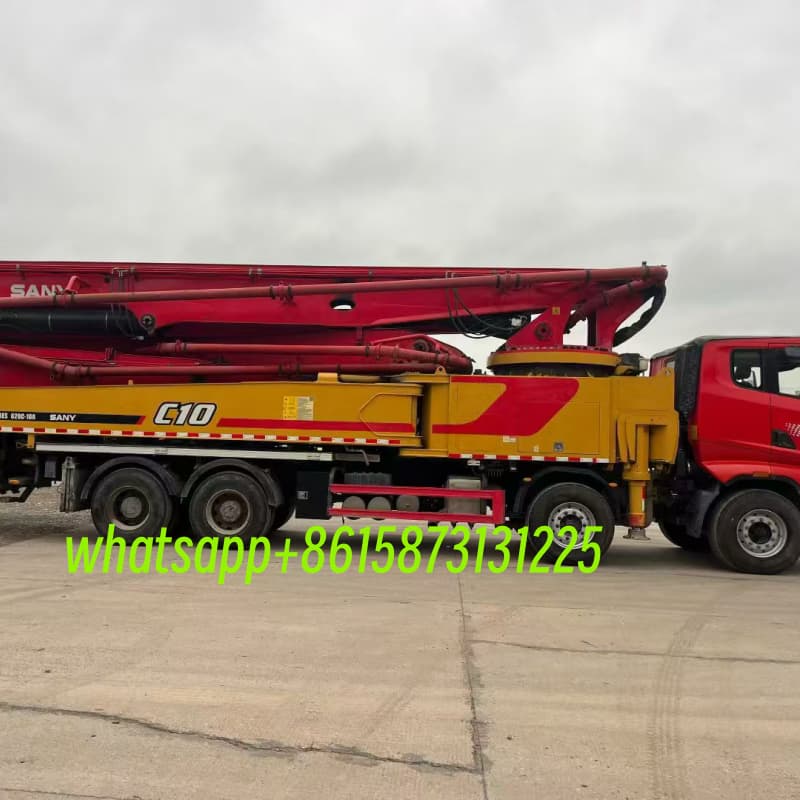 2021 62m sany concrete pump truck