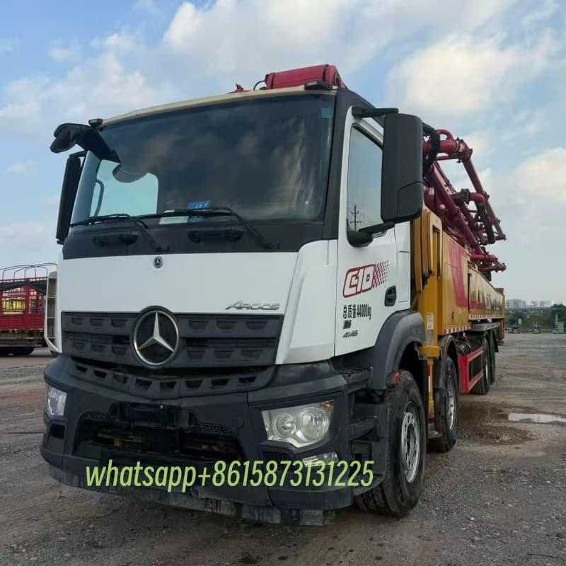 2022 sany 62m concrete pump truck