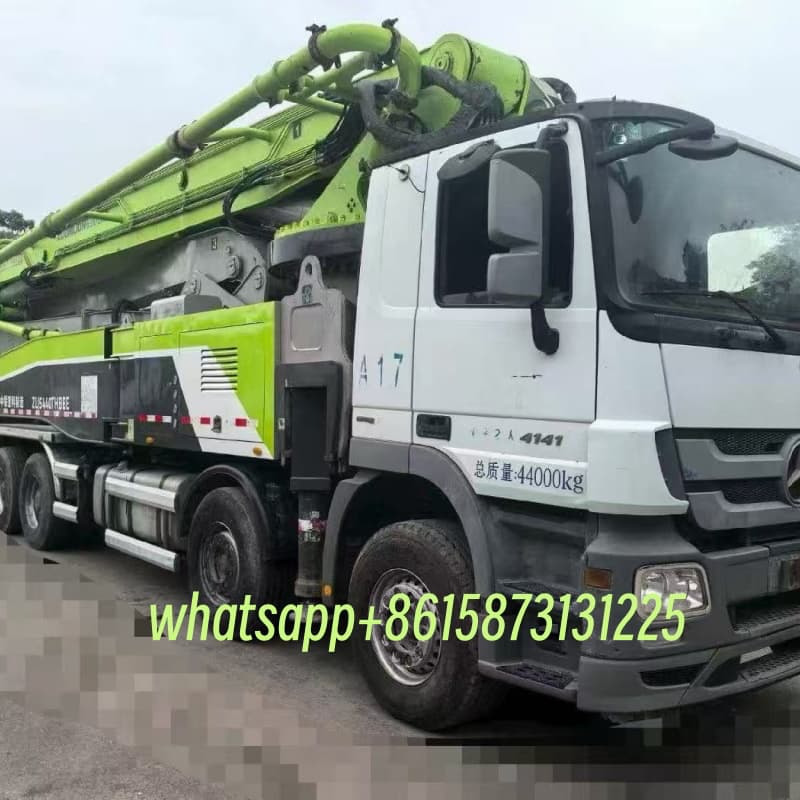 2019 56m zoomlion used concrete pump truck