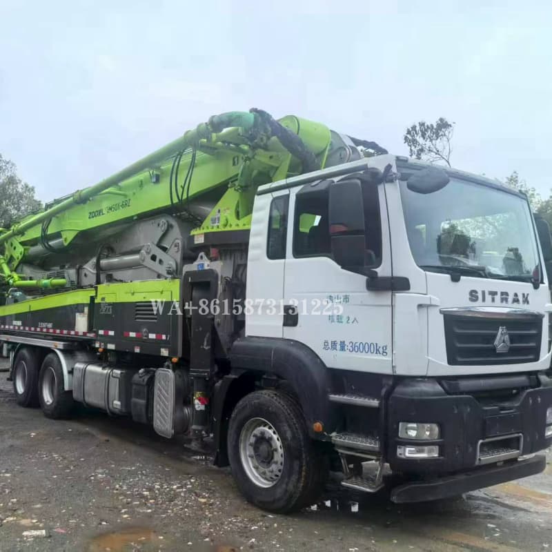 sitrak concrete pump trucks