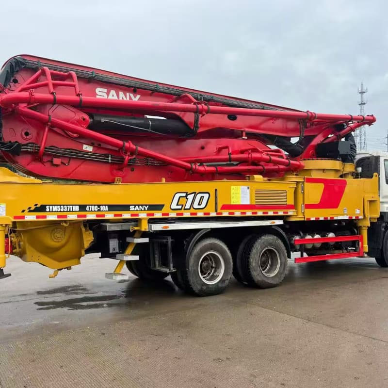 sany 37m concrete pump