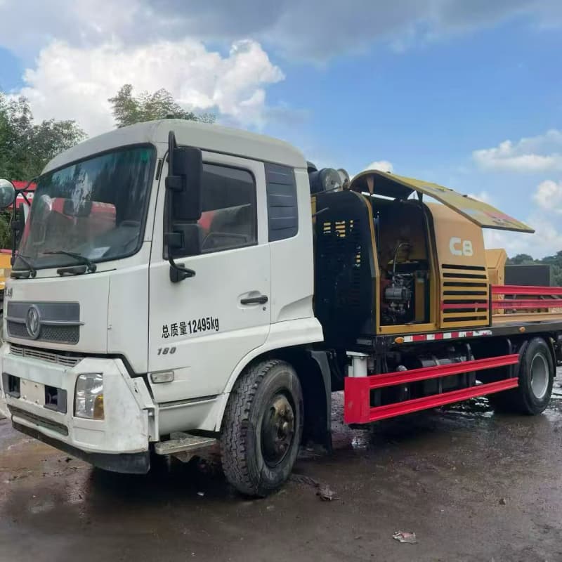 sany concrete line pump