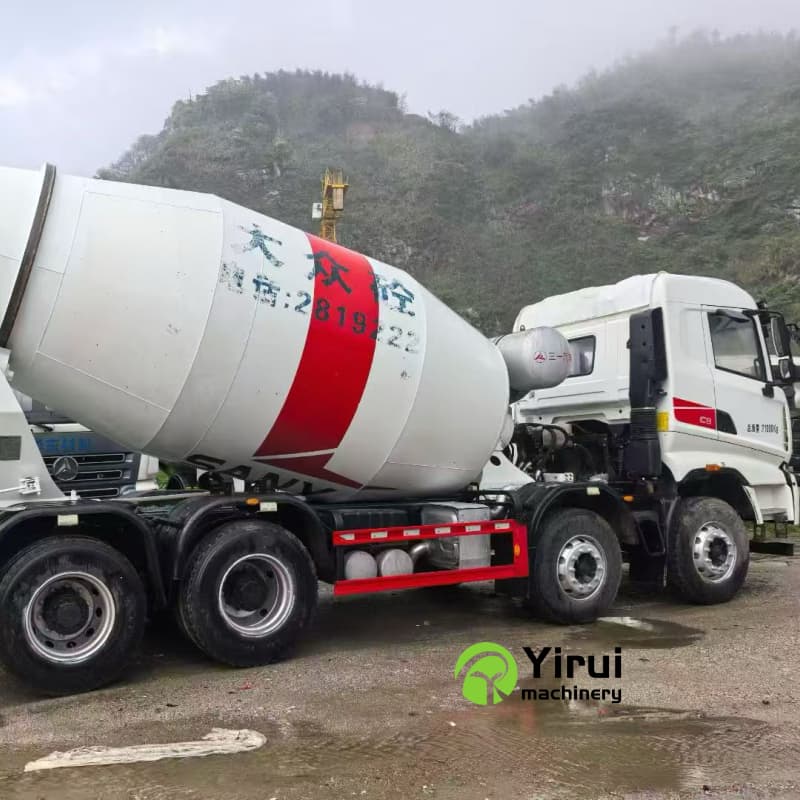 sany concrete mixer truck 12m3