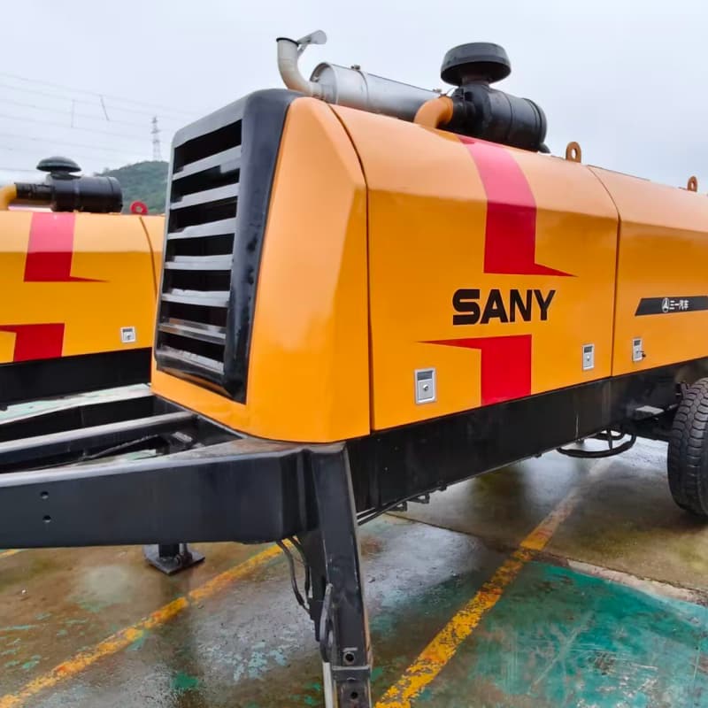 8018 sany trailer mounted pump