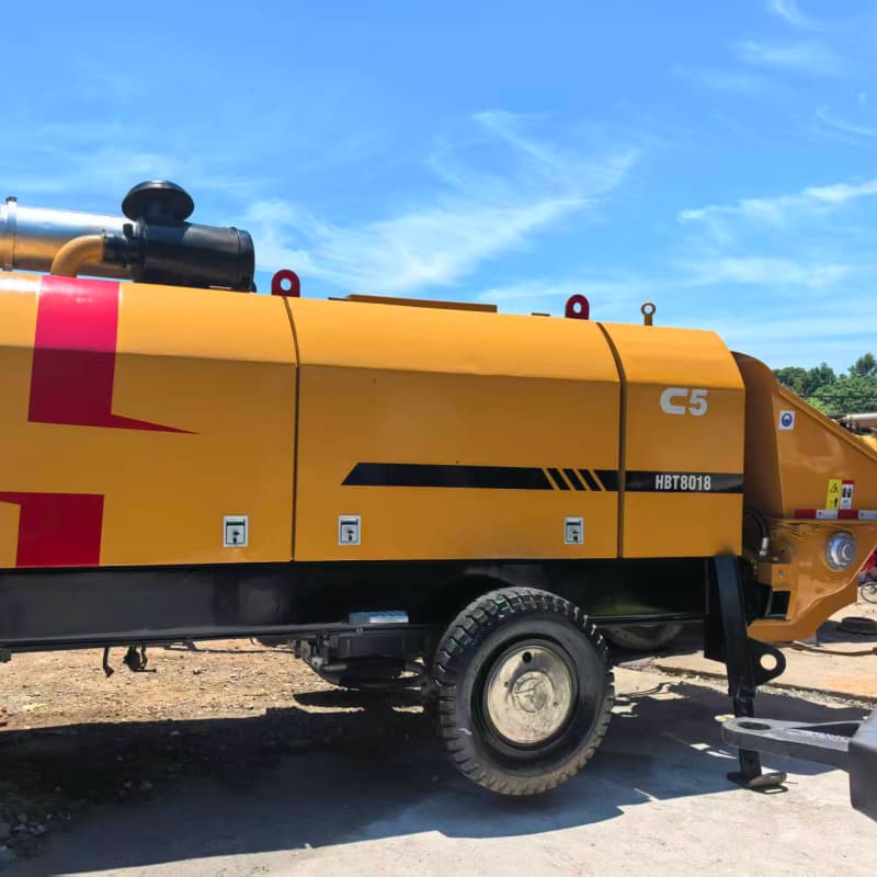 8018 sany stationery trailer pump