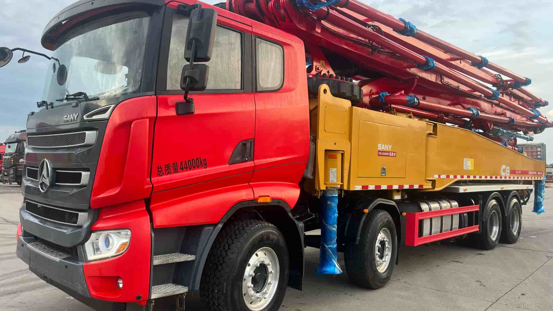 sany 56m concrete pump specification