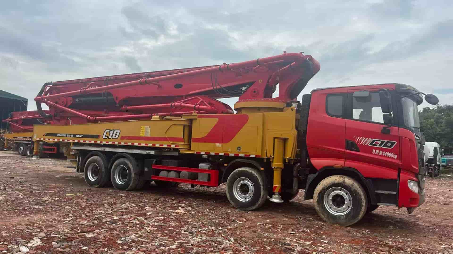 sany 62m concrete pump specification