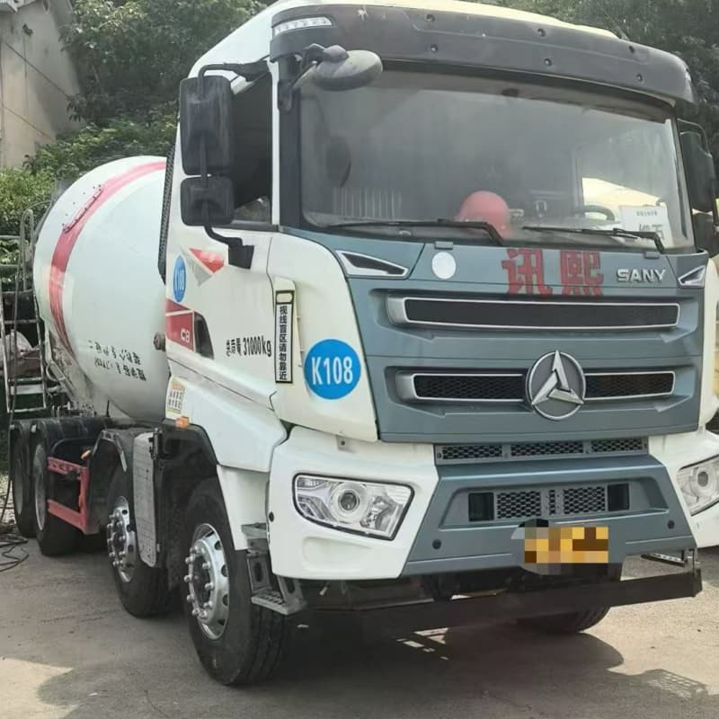 used sany concrete mixer truck