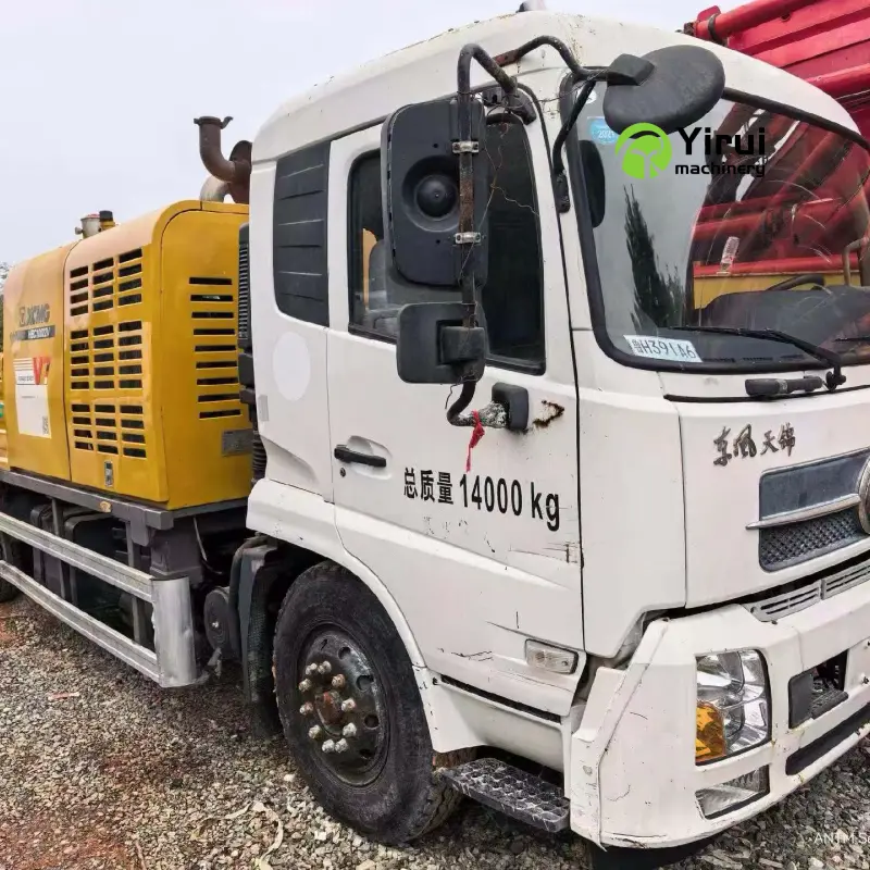 xcmg trailer pump line pump