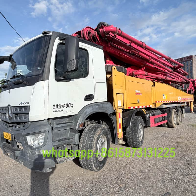 sany 56m pump truck