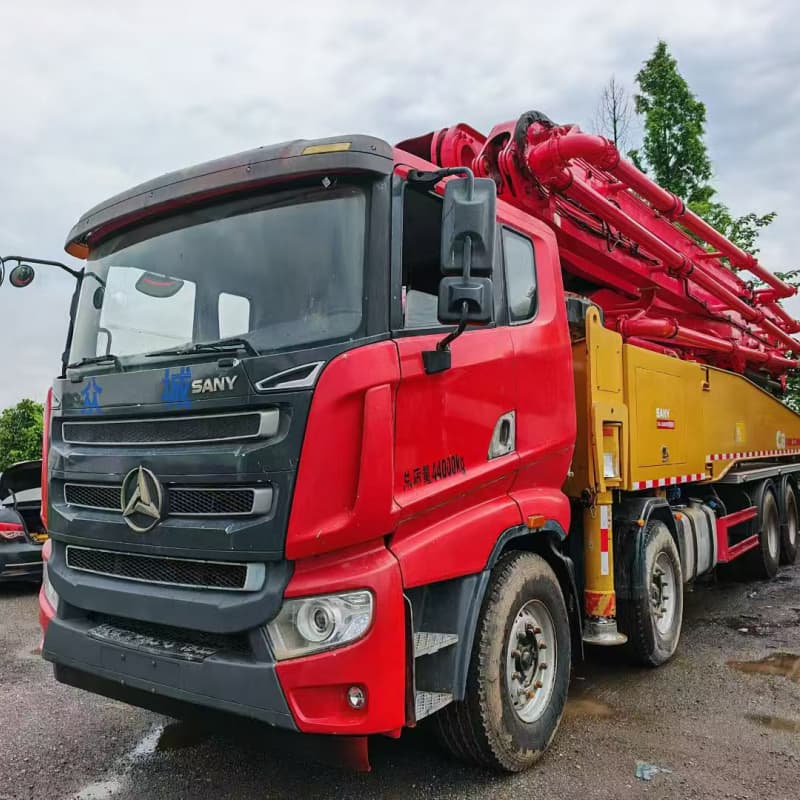 used sany 56m concrete pump for sale