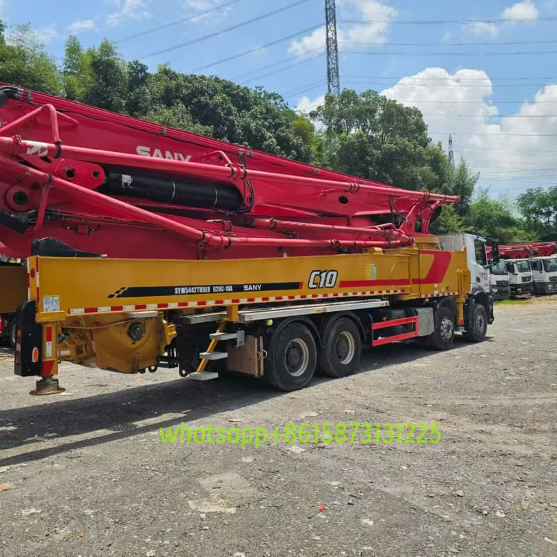 sany 62m concrete pump