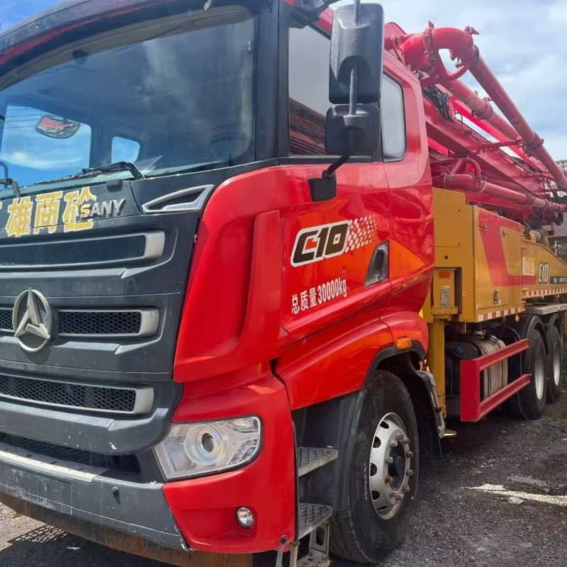 sany 43m truck mounted concrete pump