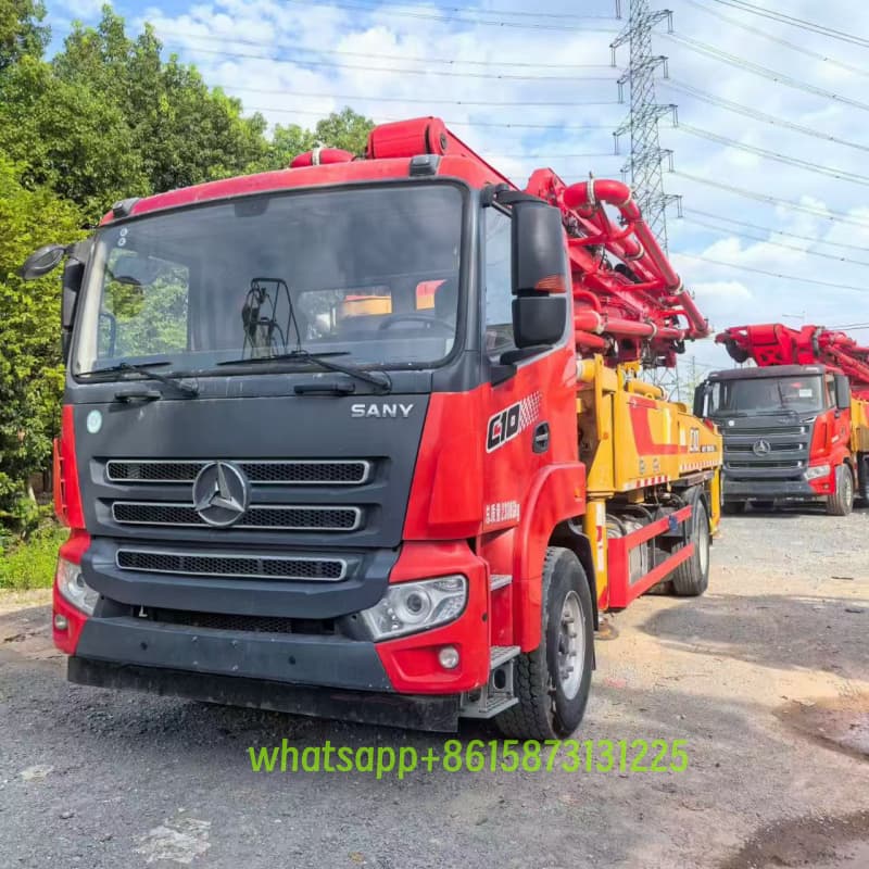 sany 37m concrete pump