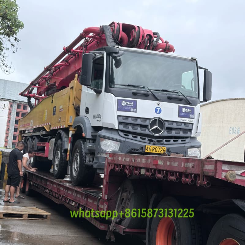 sany 56m concrete pump