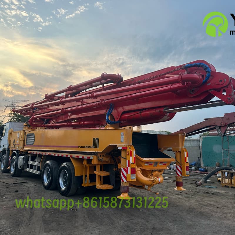 putzmeister 53m pump truck