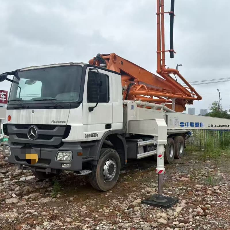 zoomlion 38m pump truck