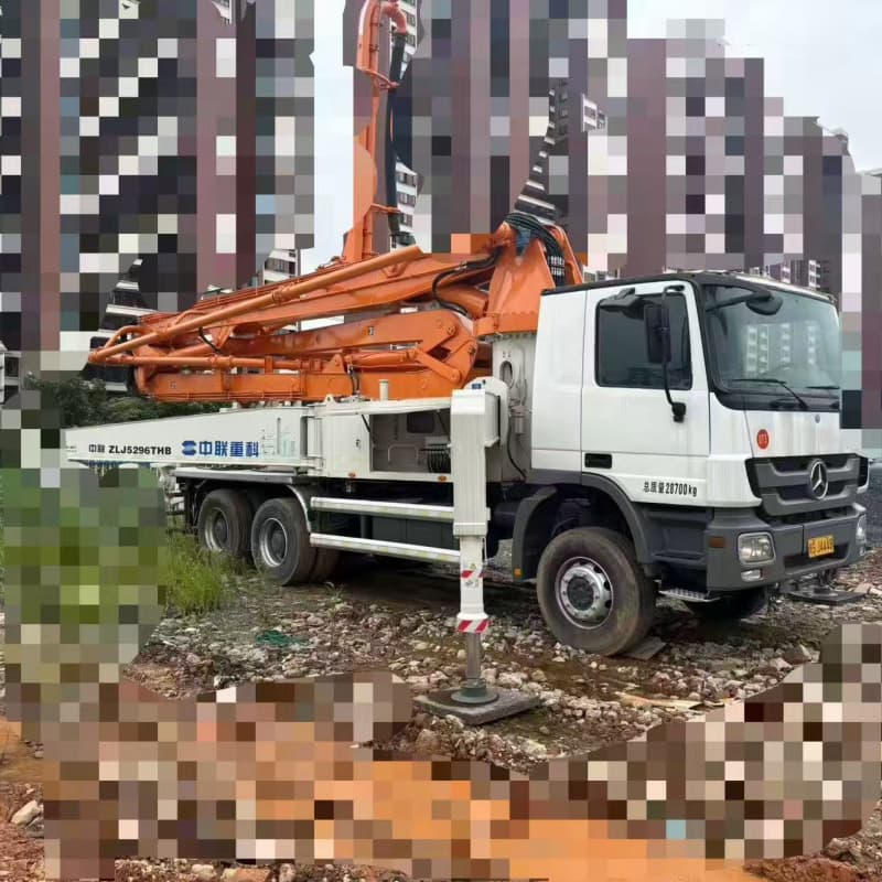 38m used zoomlion concrete pump