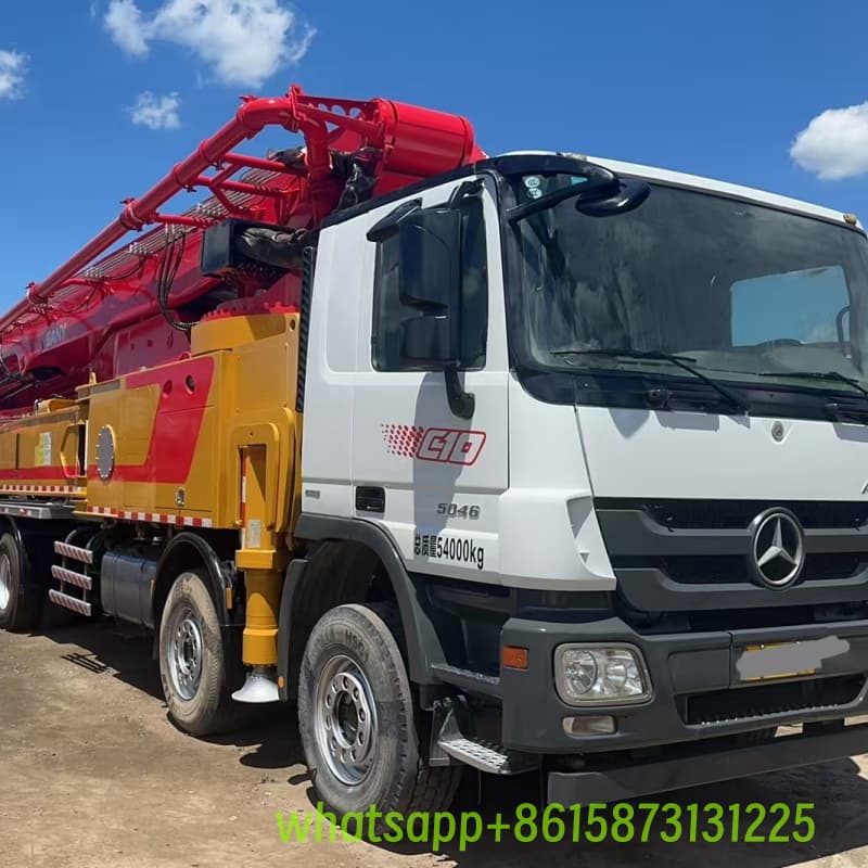 sany 72m concrete pump