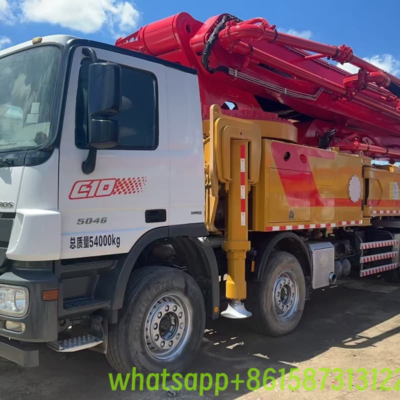 72m sany concrete pump