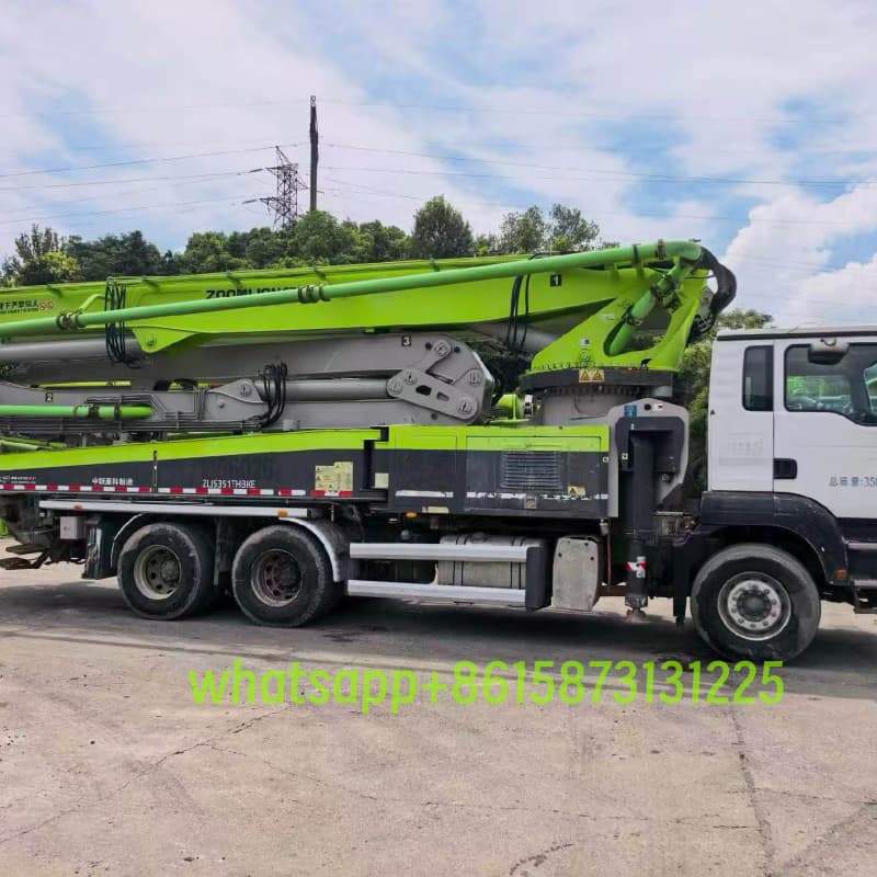 50m zoomlion sitrak used concrete pump