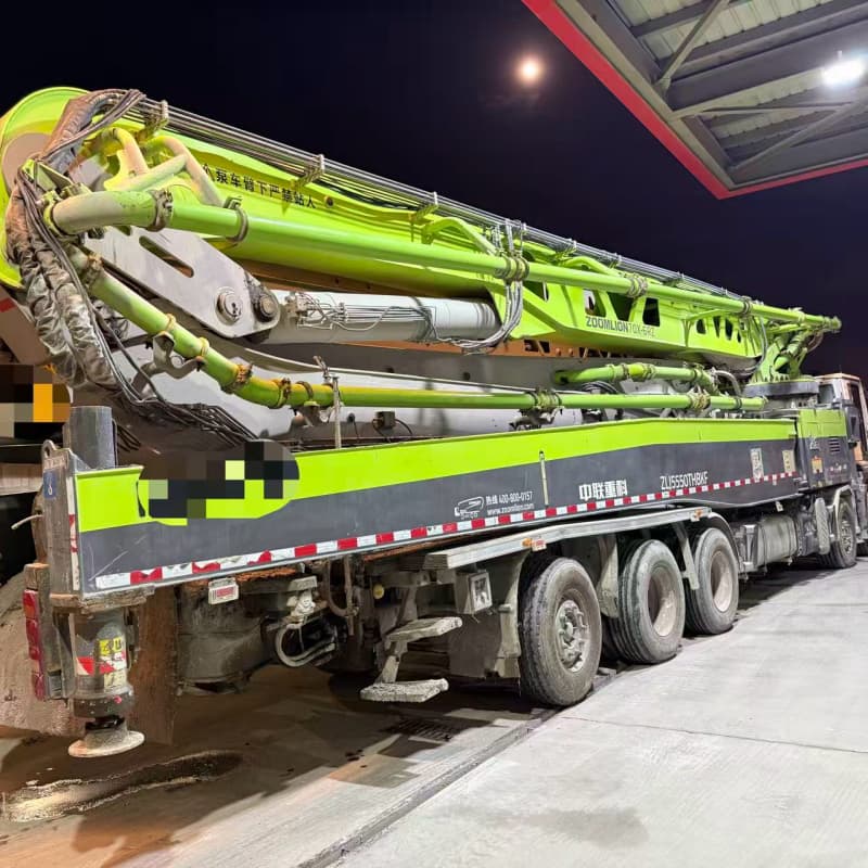 70m zoomlion pump truck on sitrak chassis