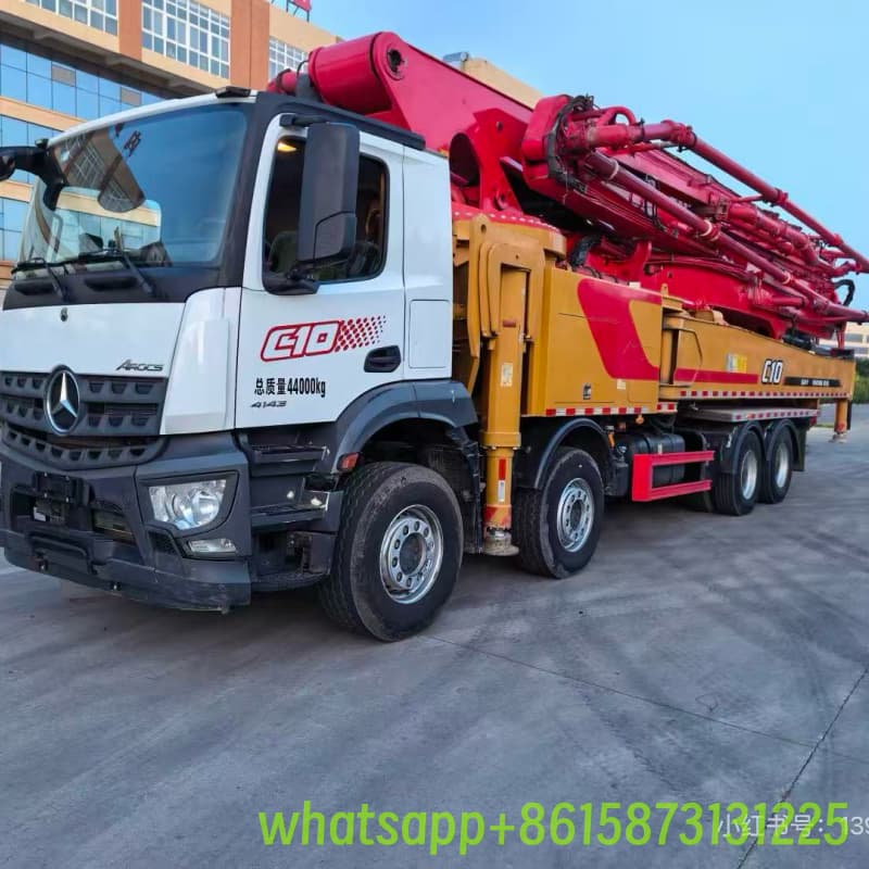 maitain a concrete pump