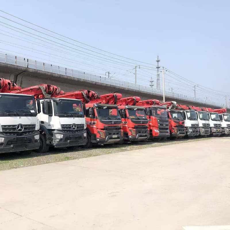 sany used concrete pump truck
