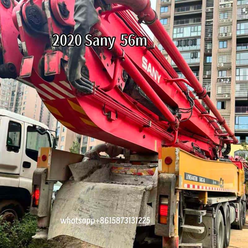 sany 56m volvo pump truck