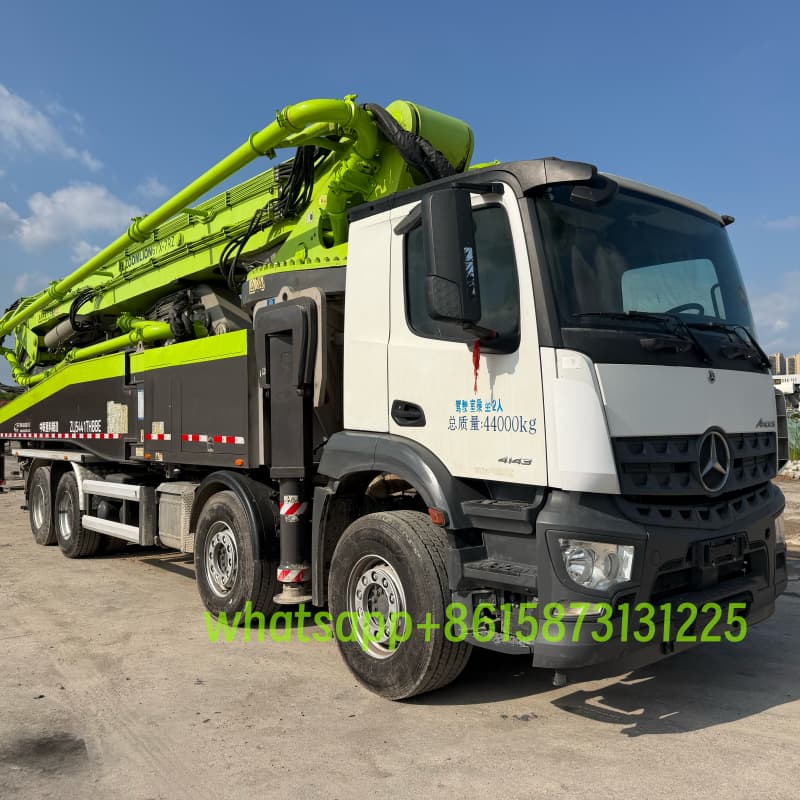 2021 zoomlion 63m pump truck