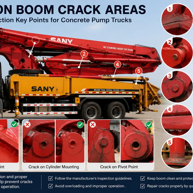 Why Boom Cracks Happen in Concrete Pump Trucks